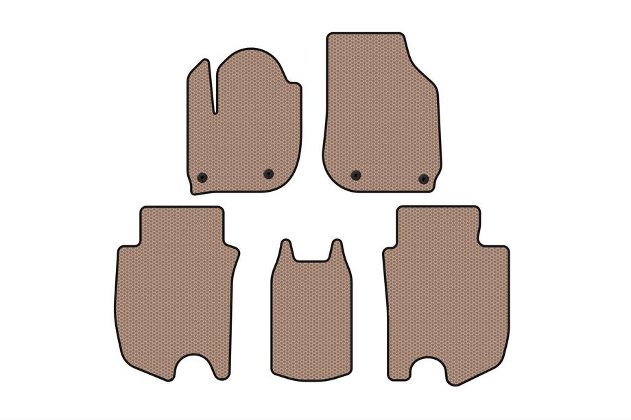 Honda FIT/Jazz 2014–2020 Rubbermatten Carsuit (HB, Hybrid, beige) Image