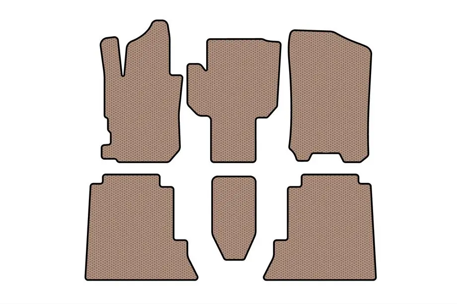 Honda FR-V 2004–2009 Rubberen automatten Carsuit (Beige) Image