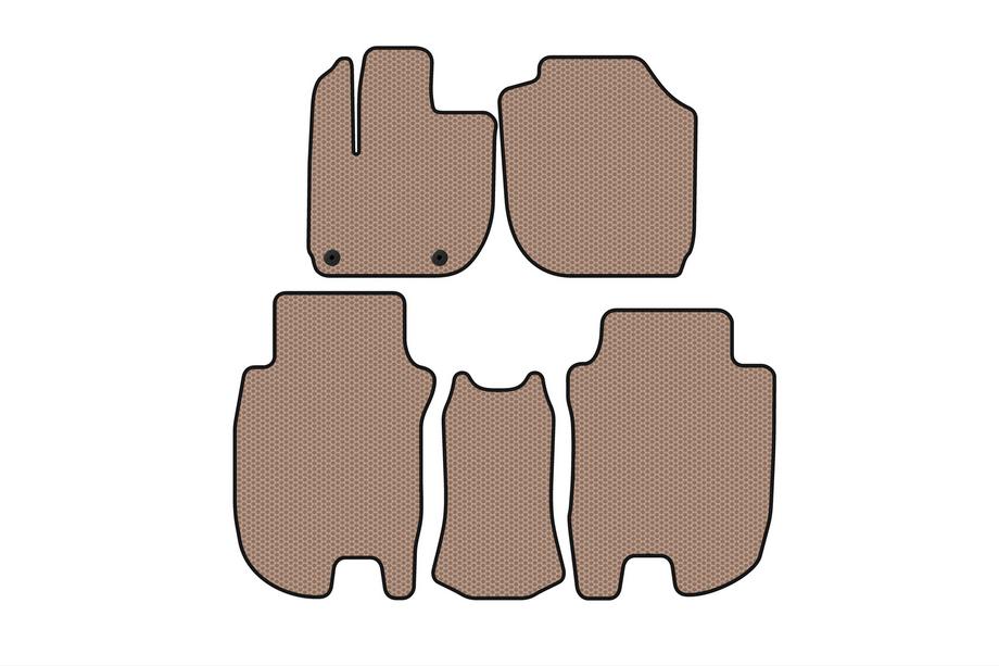 Honda HR-V 2014–2021 Rubberen automatten Carsuit (Beige) Image