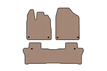 Honda Pilot 2015–2022 Rubberen automatten Carsuit (2 rijen, beige) foto 1