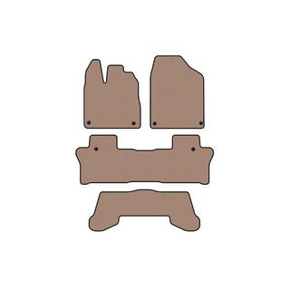 Carsuit rubberen automatten voor het interieur (3 rijen, beige) foto 1