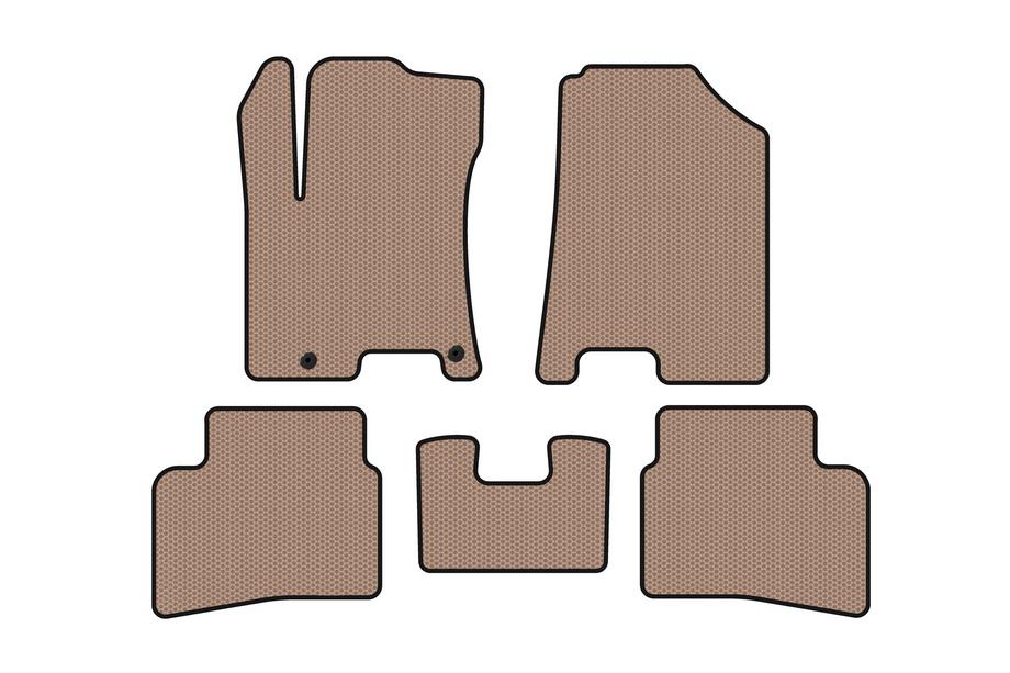 Hyundai Venue 2019– Rubberen automatten Carsuit (Beige) Image
