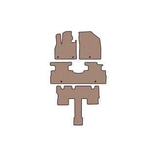 Rubberen automatten Carsuit (3 rijen, 7-zits, beige) foto 1