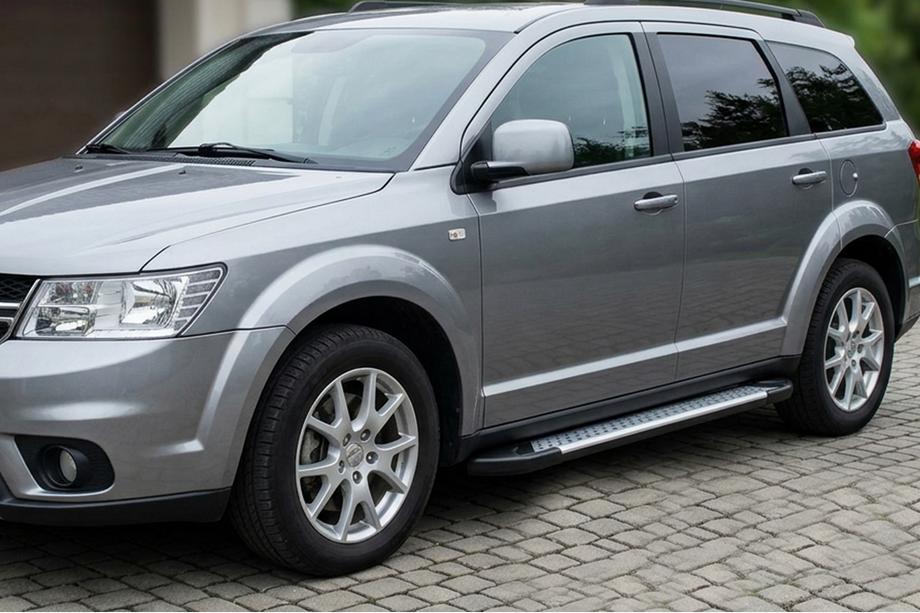 Fiat Freemont 2011–2016 Side steps Allmond Grey (2 stuks, aluminium) Image