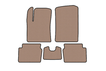 Hyundai I-10 2008–2013 Rubberen automatten Carsuit (HB, beige) foto 1