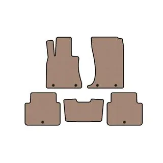 Rubberen automatten Carsuit (SD, beige)
