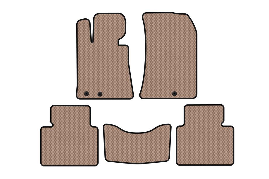 Hyundai Genesis BH 2008–2013 Rubberen automatten Carsuit (Beige) Image