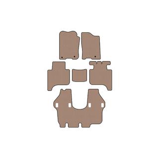 Rubberen automatten Carsuit (3 rijen, 2004-2008, beige) Infiniti QX56 2004–2010 foto 1