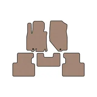Rubberen automatten Carsuit (Beige) foto 1