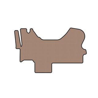 Rubberen automatten Carsuit (Beige) foto 1