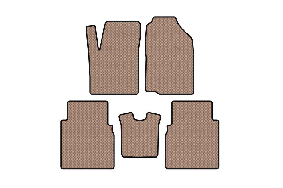 JAC J6 2011–2019 Rubberen automatten Carsuit (Beige) Image