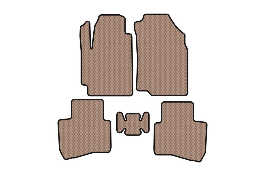 JAC S2 2014–2020 Rubberen automatten Carsuit (Beige) Image