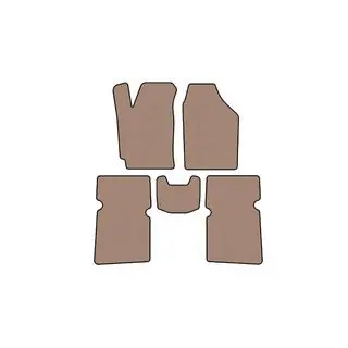 Rubberen automatten Carsuit (SD, beige) foto 1