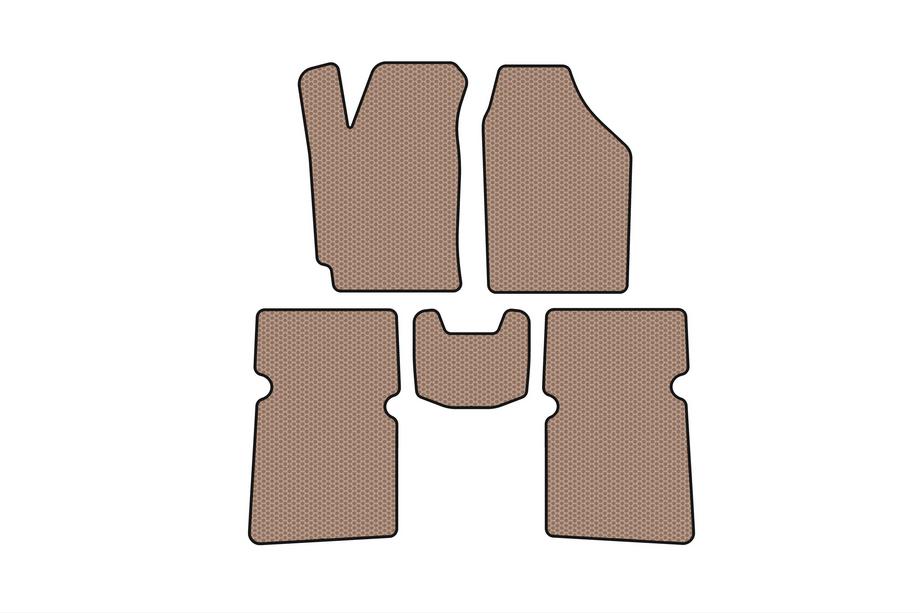 JAC J5 2011–2019 Rubberen automatten Carsuit (SD, beige) Image