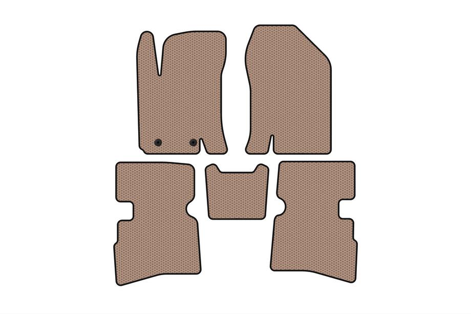 JAC S4 2018– Rubberen automatten Carsuit (Beige) Image