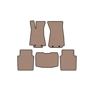 Rubberen automatten Carsuit (SD, beige)