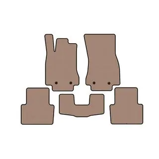 Rubberen automatten Carsuit (Beige) foto 1
