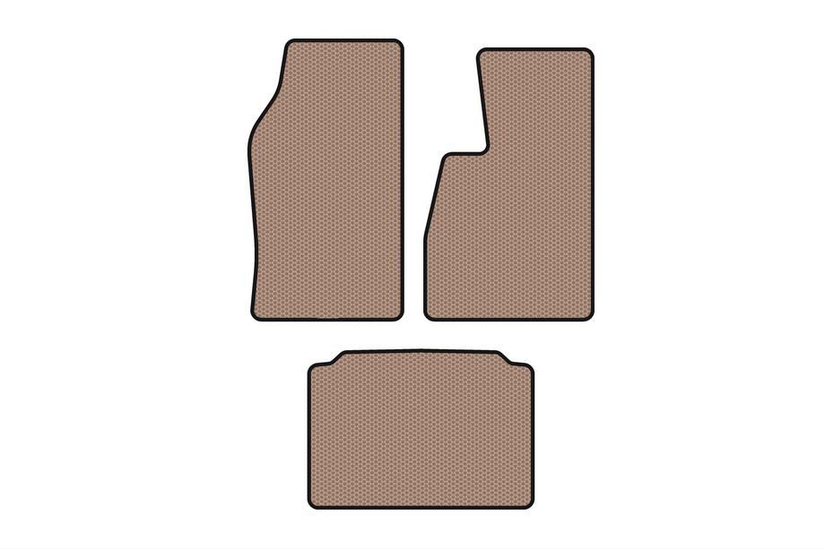 Jeep Grand Cherokee WK 2004–2010 Rubberen automatten Carsuit (rechtsgestuurd, beige) Foto 1