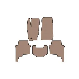 Rubberen automatten Carsuit (Beige) foto 1