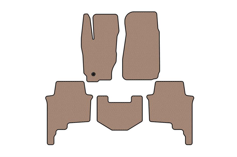 Jeep Commander 2005–2010 Rubberen automatten Carsuit (Beige) Foto 1