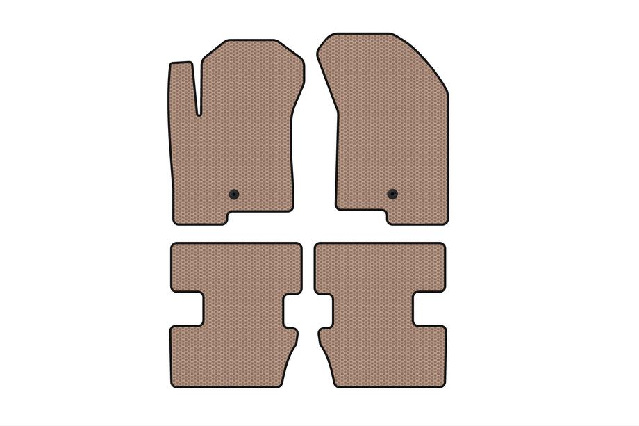 Jeep Compass 2006–2016 Rubberen automatten Carsuit (2006-2011, Beige) Image