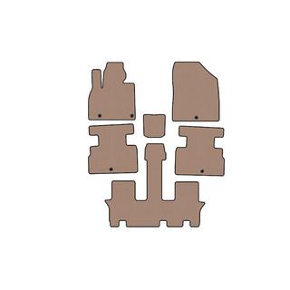Rubberen automatten Carsuit (3 rijen, 7-zits, beige) foto 1