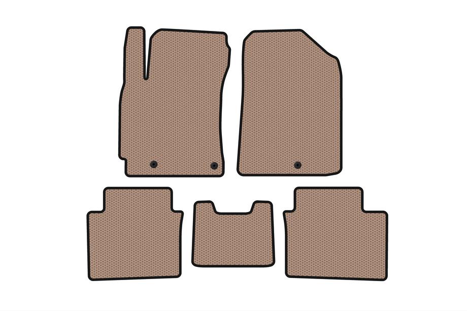 Kia Forte 2008–2024 Rubberen automatten Carsuit (2018-2021, beige) Image