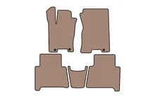 Kia Mohave 2008–2016 Rubberen automatten Carsuit (Beige) foto 1
