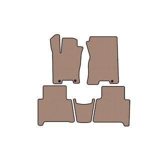 Rubberen automatten Carsuit (Beige) foto 1