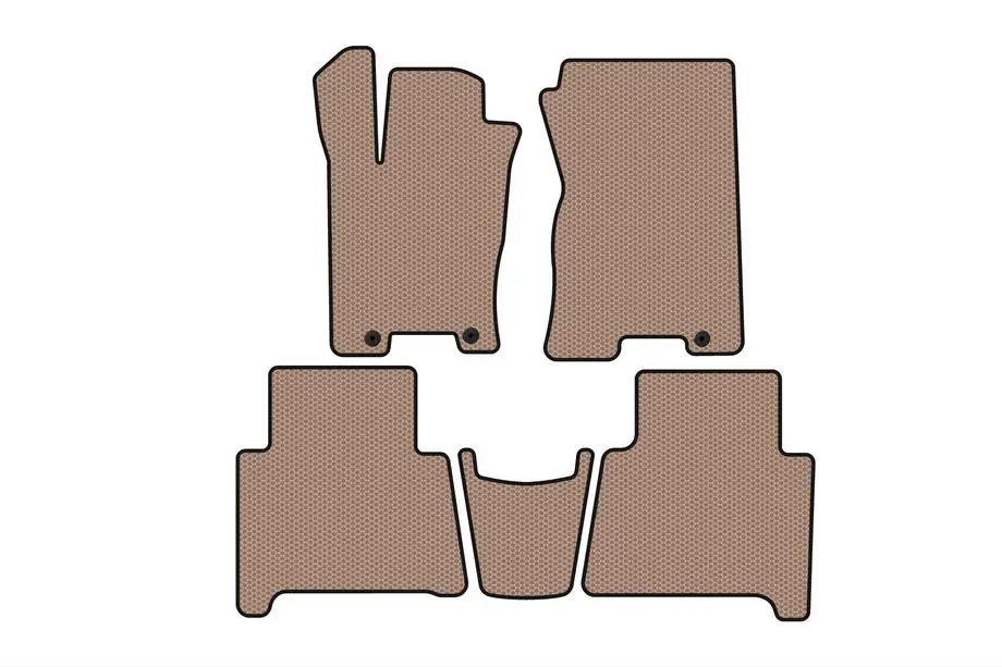 Kia Mohave 2008–2016 Rubberen automatten Carsuit (Beige) Image