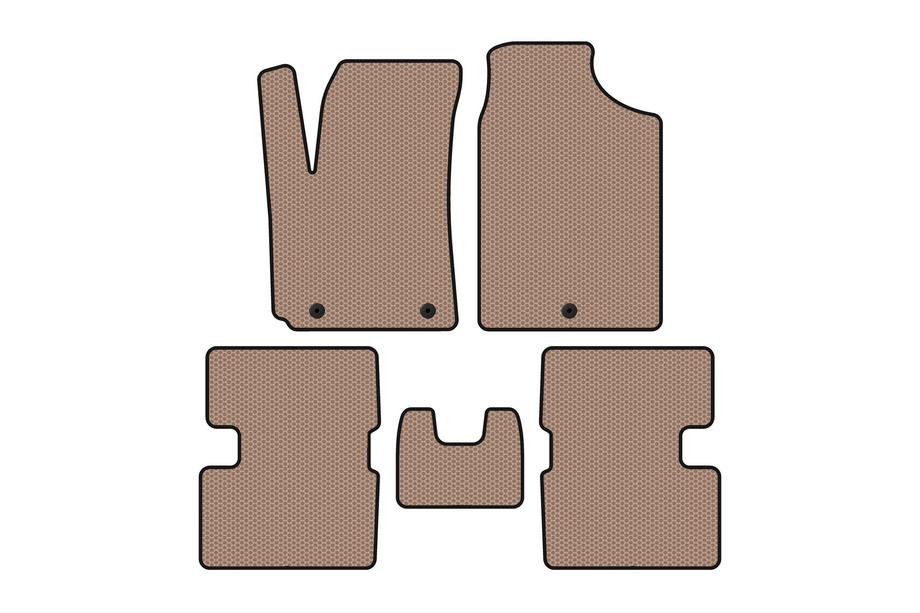 Kia Picanto 2016– Rubberen automatten Carsuit (HB, beige) Image
