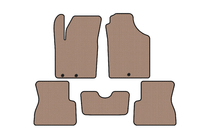 Kia Picanto 2011–2016 Rubberen automatten Carsuit (Beige) foto 1