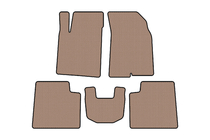 Kia Opirus 2003–2010 Rubberen automatten Carsuit (Beige) foto 1