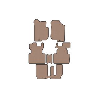 Rubberen automatten Carsuit (2006-2012, 3 rijen, 7-zits, beige) foto 1