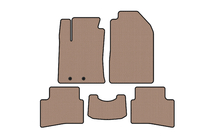 Kia Stonic 2017– Rubberen automatten Carsuit (2017-2019, beige) foto 1