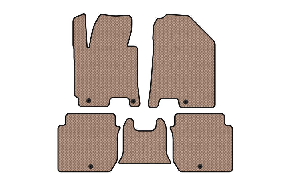Kia Forte 2008–2024 Rubberen automatten Carsuit (2016-2018, beige) Image