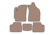 Daewoo Matiz 2009–2015 Rubberen automatten Carsuit (Beige) foto 1