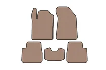 Lancia Delta 2008–2014 Rubberen automatten Carsuit (Beige) foto 1