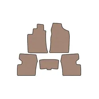 Rubberen automatten Carsuit (SD, beige) Lifan 620 Solano 2007– foto 1