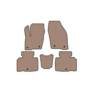 Rubberen automatten Carsuit (Beige) foto 1
