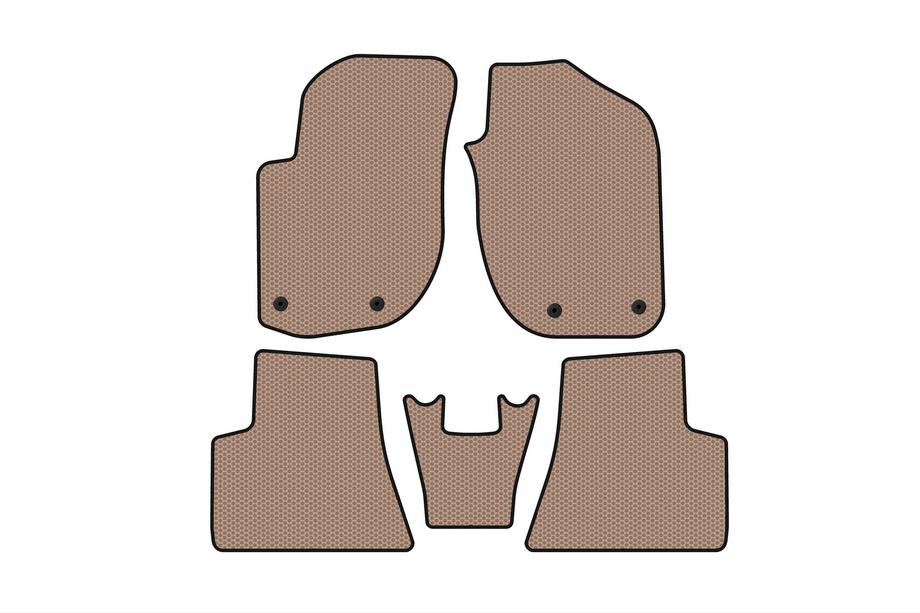 Land Rover Freelander I 1997–2006 Rubberen automatten Carsuit (Beige) Image