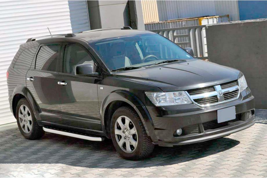 Fiat Freemont 2011–2016 Fullmond side steps (2 stuks, aluminium) Image
