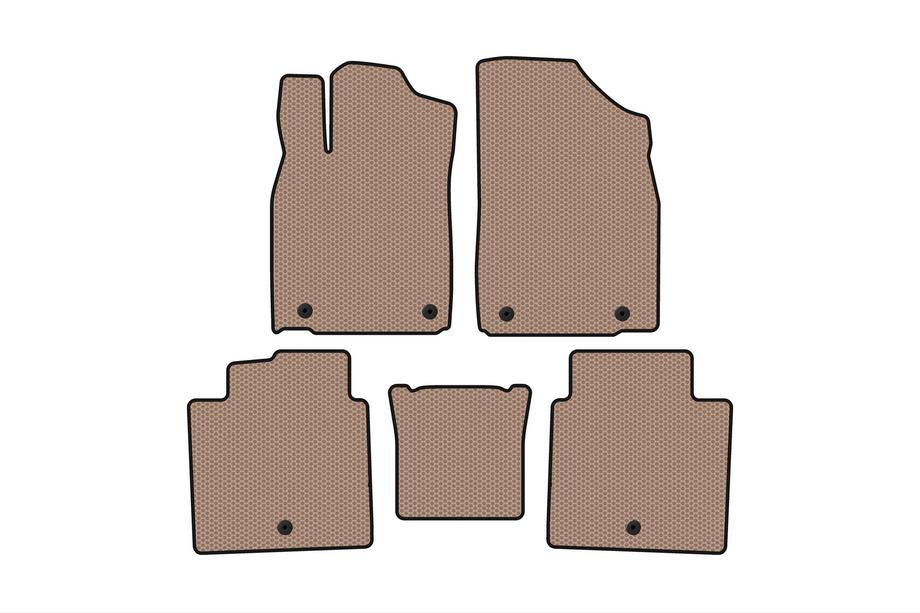 Lexus ES 2012–2018 Rubberen automatten Carsuit (2012-2015, SD, beige) Image