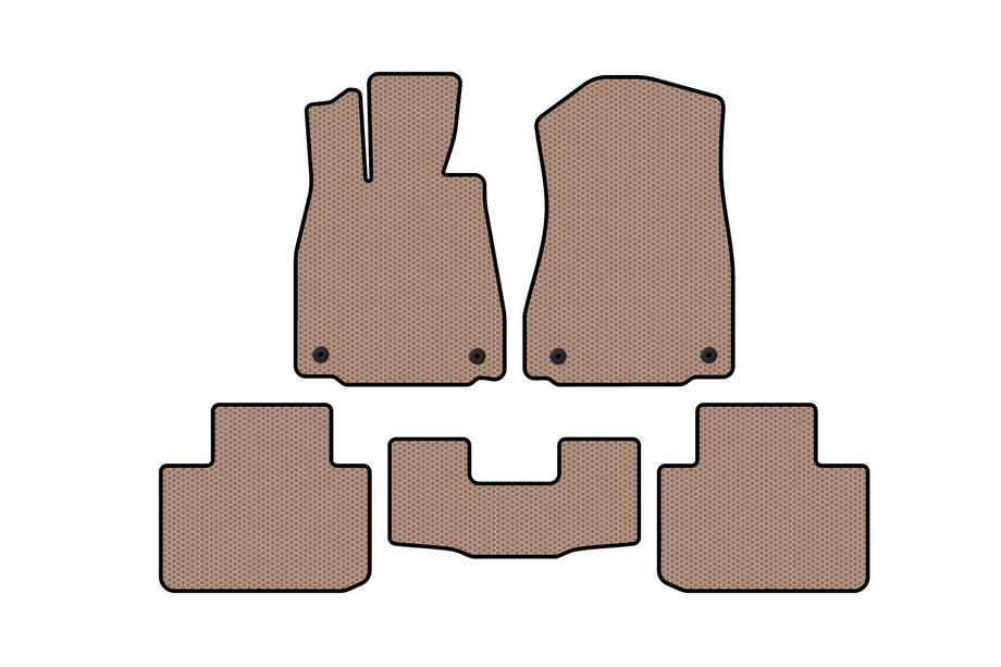 Lexus IS 2013– Rubberen automatten Carsuit (2WD, beige) Image