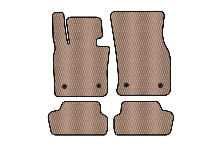 Mini Cooper F55/56/57 2014–2023 Rubberen automatten Carsuit (voor F56, beige) Foto 1