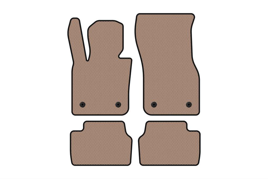 Mini Cooper F55/56/57 2014–2023 Carsuit rubberen automatten (voor F55, 5-deurs, beige) Image