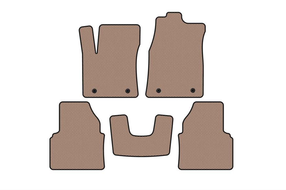 MG 550 2008–2014 Rubberen automatten Carsuit (Beige) Foto 1