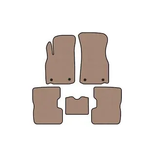 Rubberen automatten Carsuit (Beige)