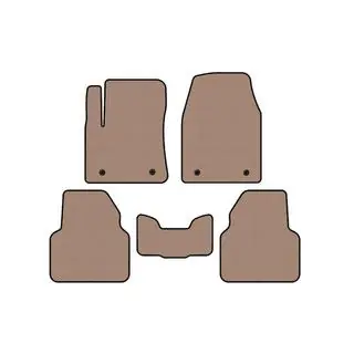 Rubberen automatten Carsuit (HB, beige)