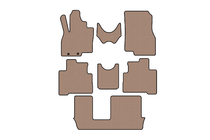 Mitsubishi Grandis 2003–2011 Carsuit rubberen automatten voor het interieur (3 rijen, beige) foto 1